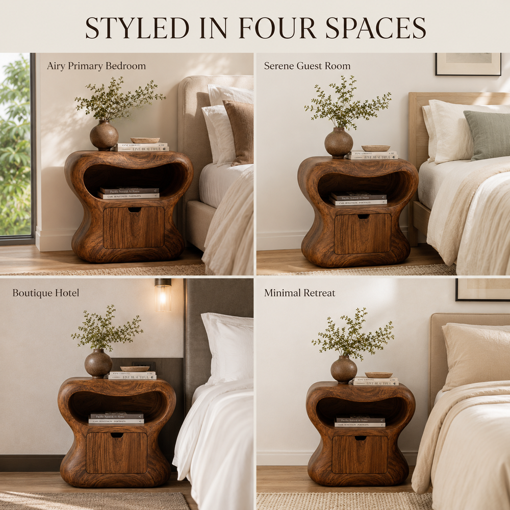 Celine Warm Modern Night Stand - Design 020 - product image 10