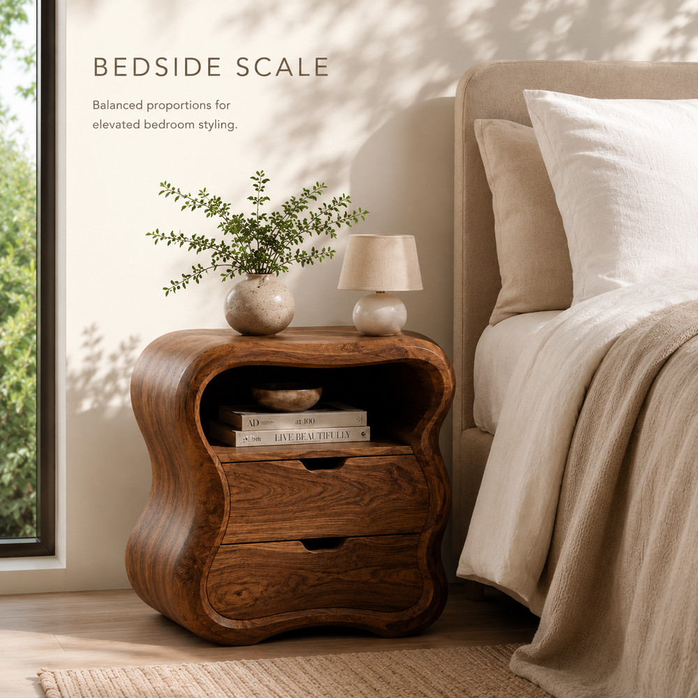 Darian Organic Bedside Table - Design 021 - product image 05