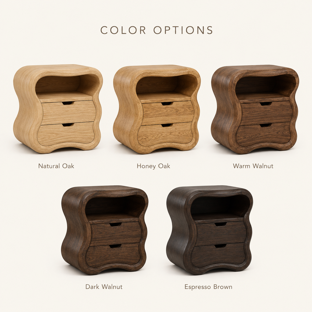 Darian Organic Bedside Table - Design 021 - product image 10