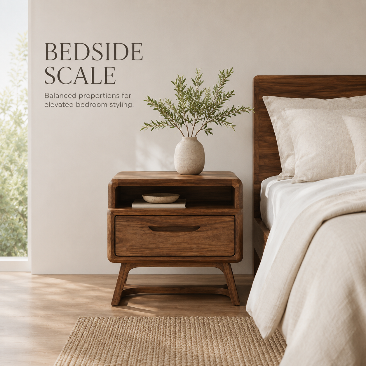 Liora Warm Walnut Night Stand - Design 024 - product image 04
