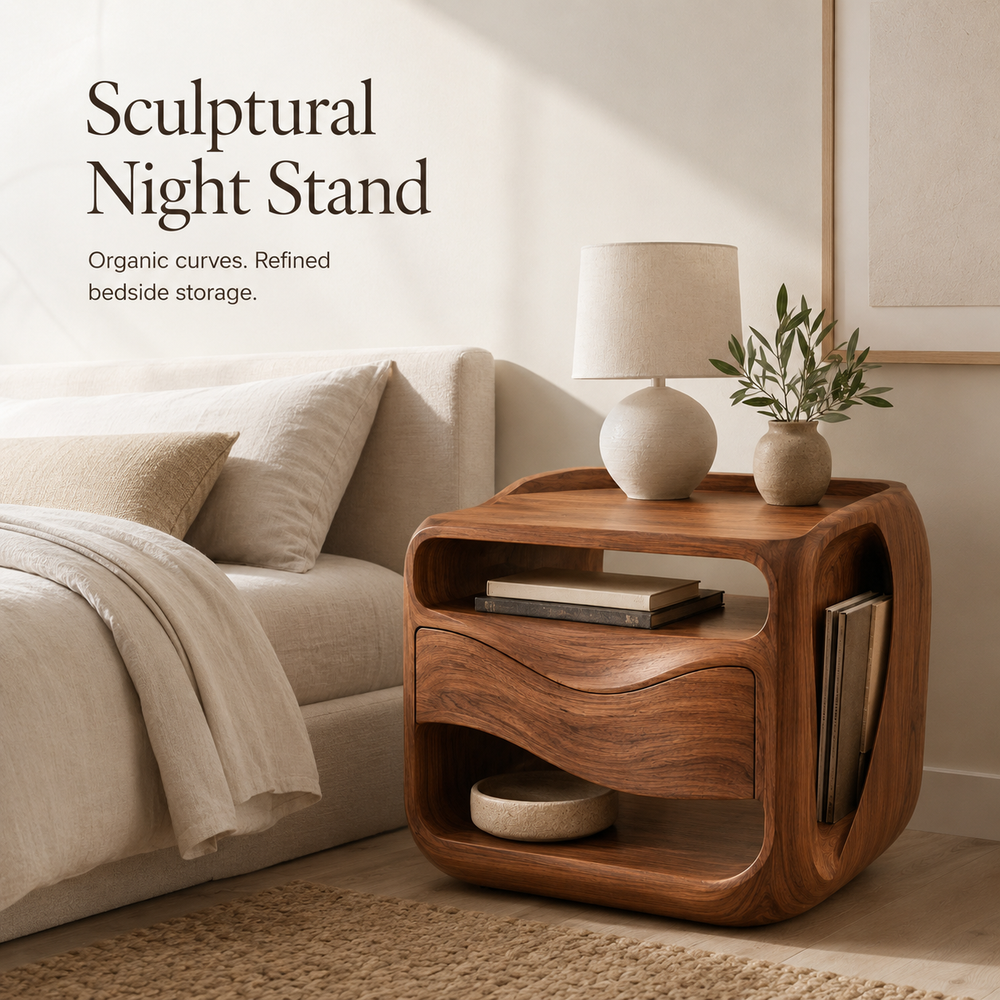 Mira Organic Modern Night Stand - Design 026 - product image 02