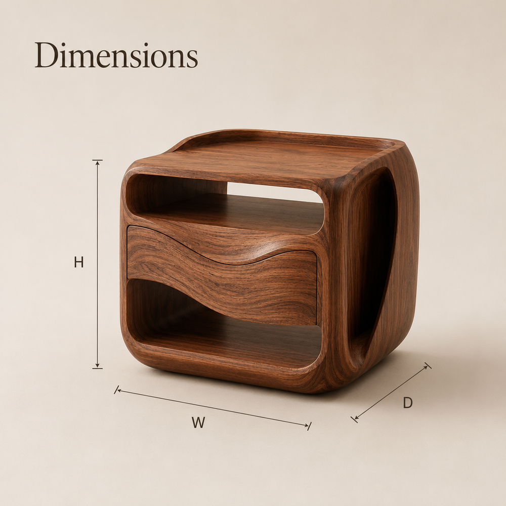Mira Organic Modern Night Stand - Design 026 - product image 08