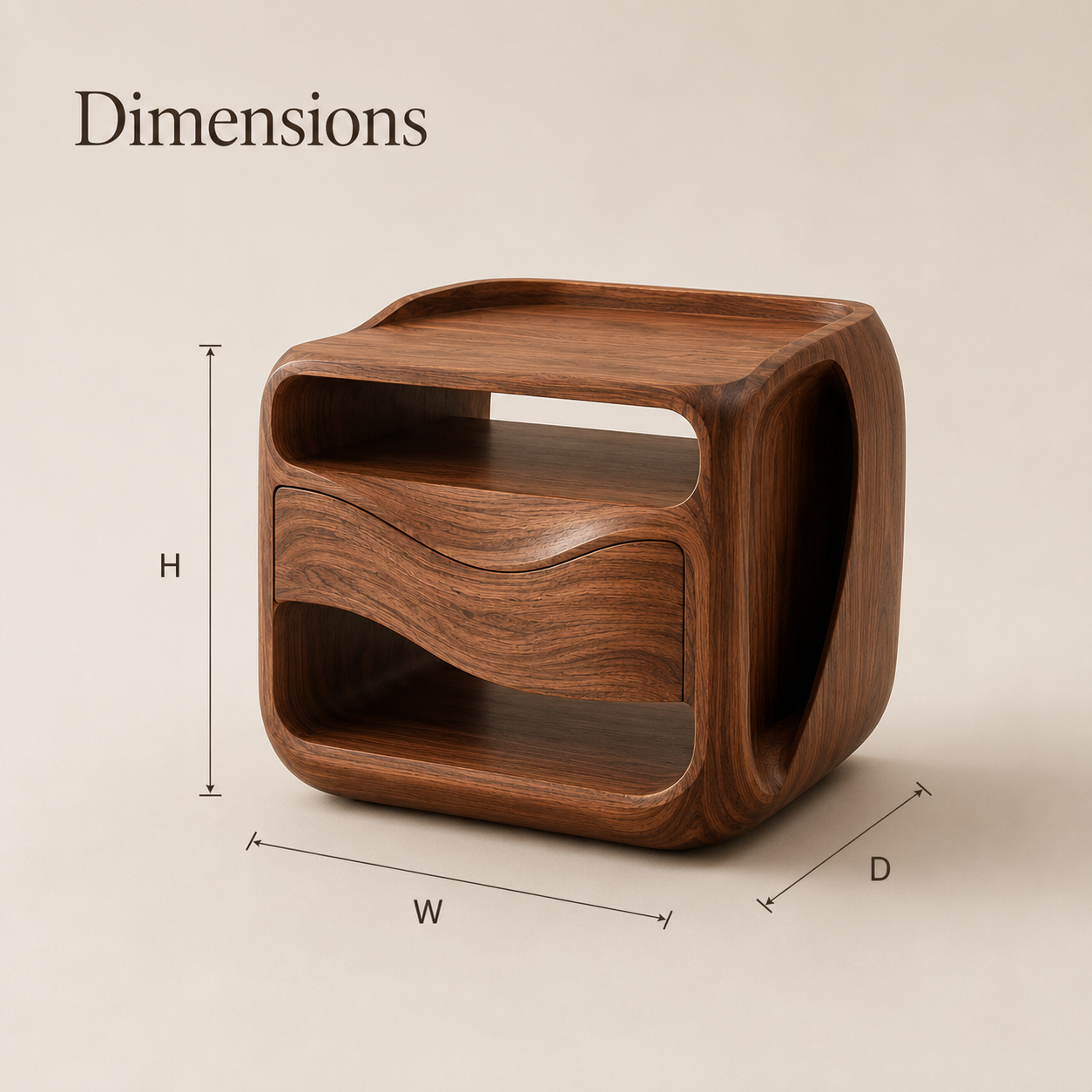 Mira Organic Modern Night Stand - Design 026 - product image 08
