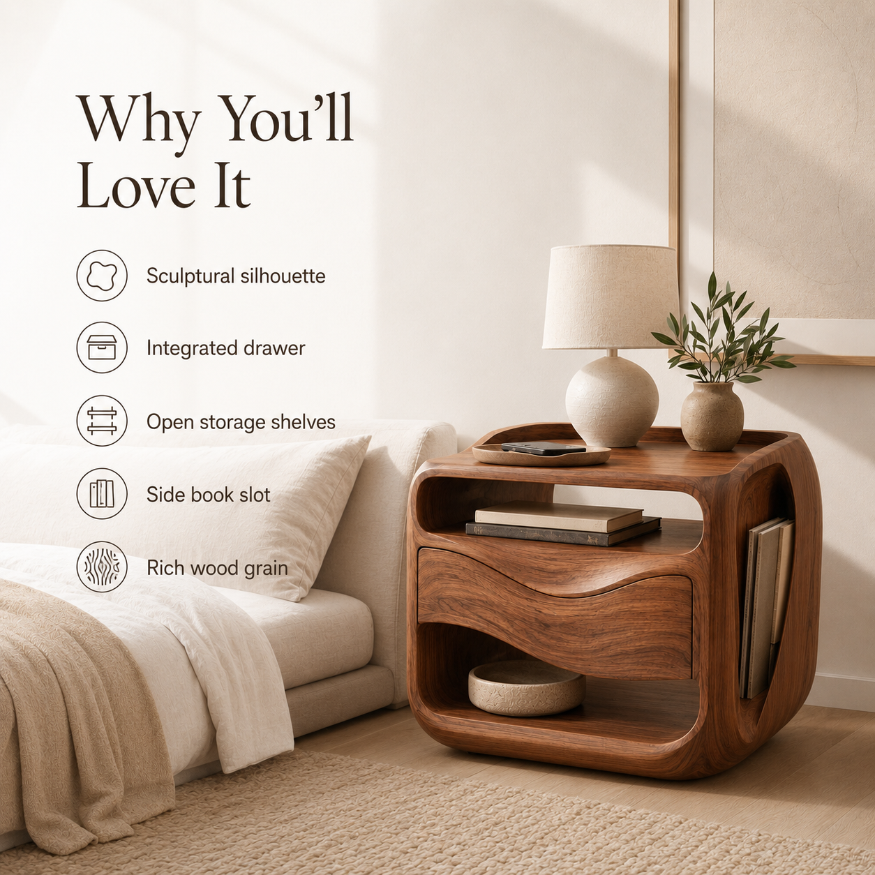 Mira Organic Modern Night Stand - Design 026 - product image 09
