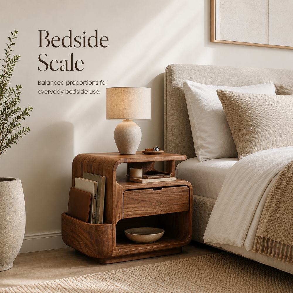 Nolan Arc Bedside Table - Design 027 - product image 04
