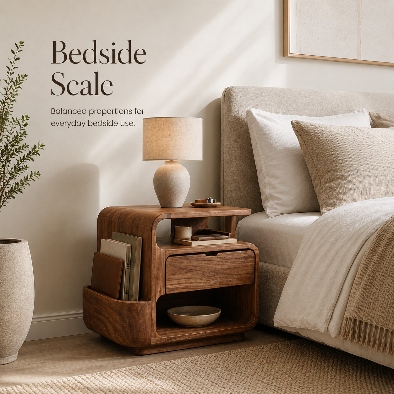 Nolan Arc Bedside Table - Design 027 - product image 04