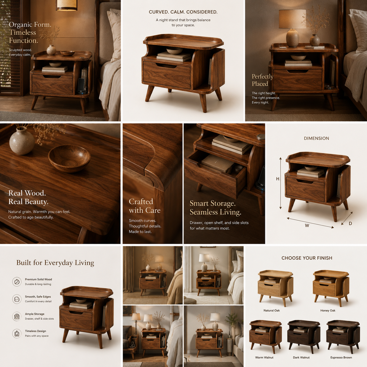 Orin Sculpted Night Stand - Design 028 - product image 02