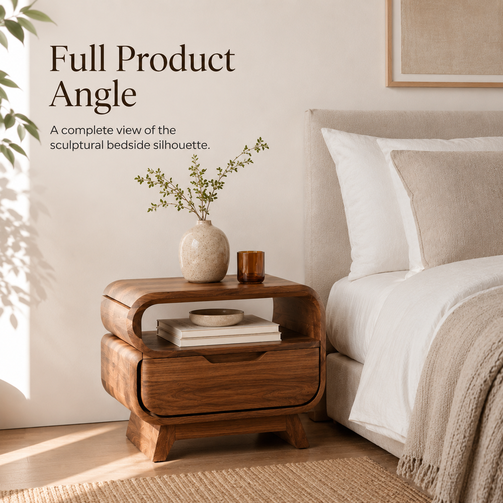 Rowan Hollow Form Bedside Table - Design 029 - product image 09