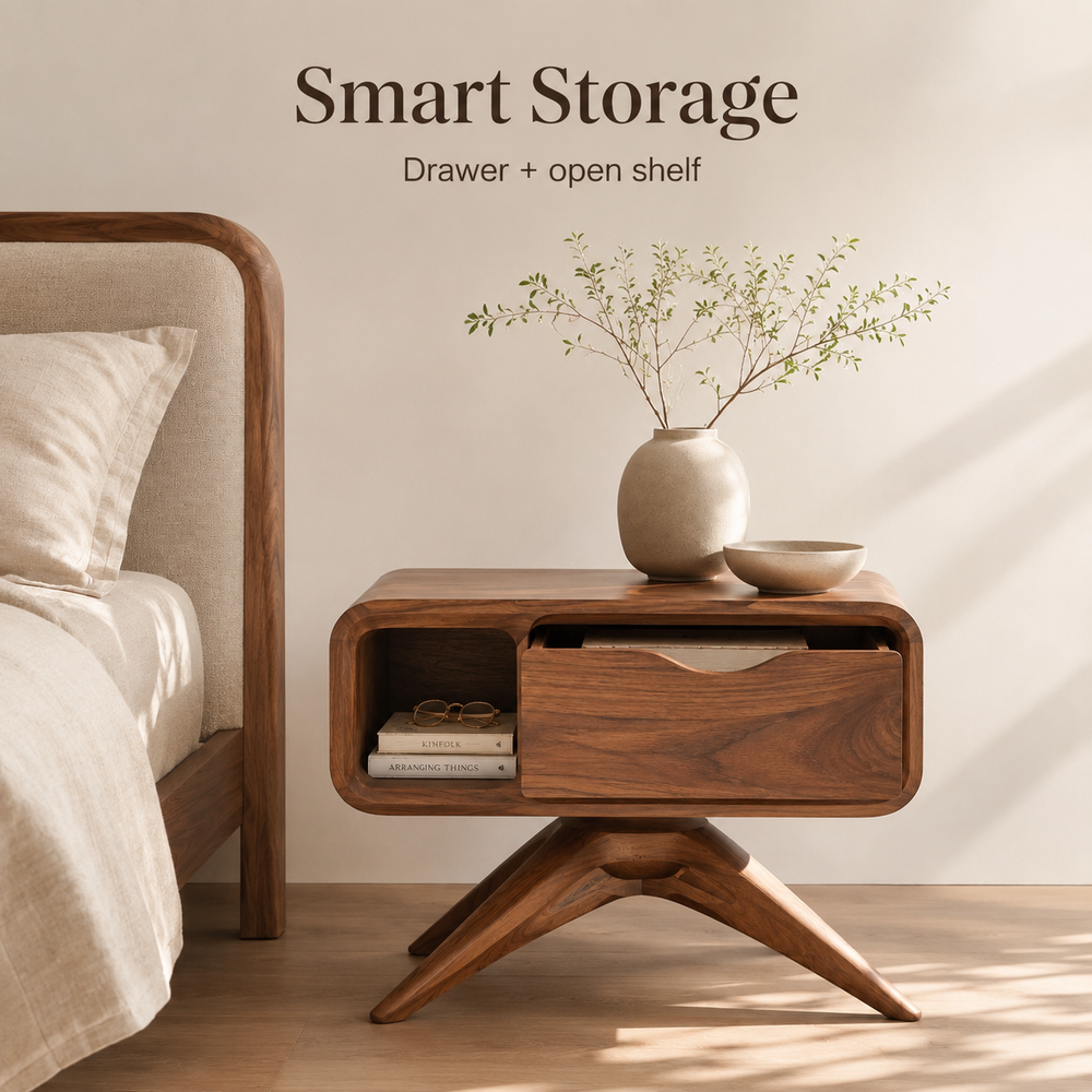 Selene Rounded Night Stand - Design 030 - product image 04