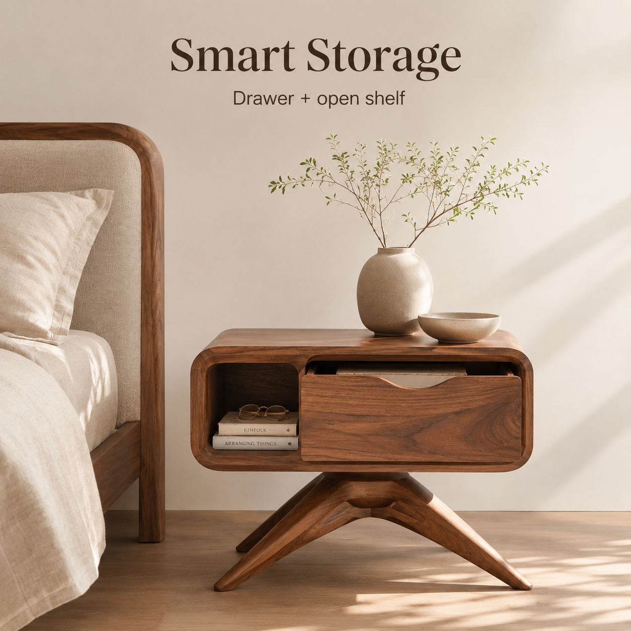 Selene Rounded Night Stand - Design 030 - product image 04