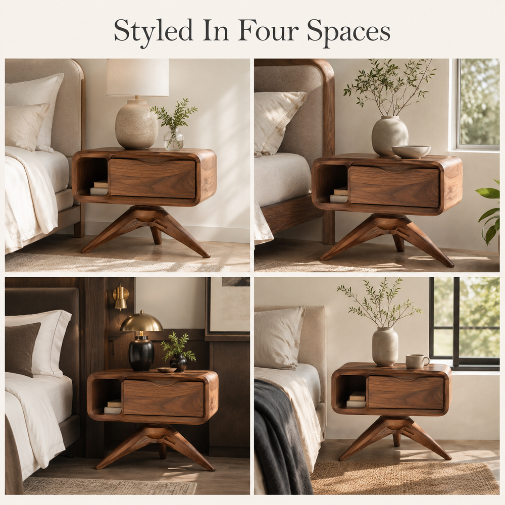 Selene Rounded Night Stand - Design 030 - product image 07