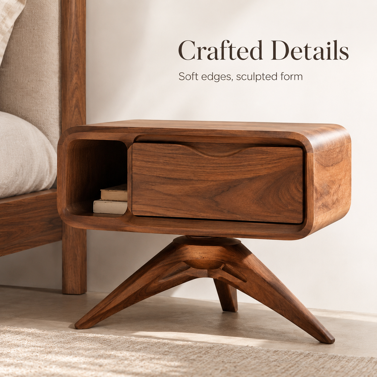 Selene Rounded Night Stand - Design 030 - product image 08