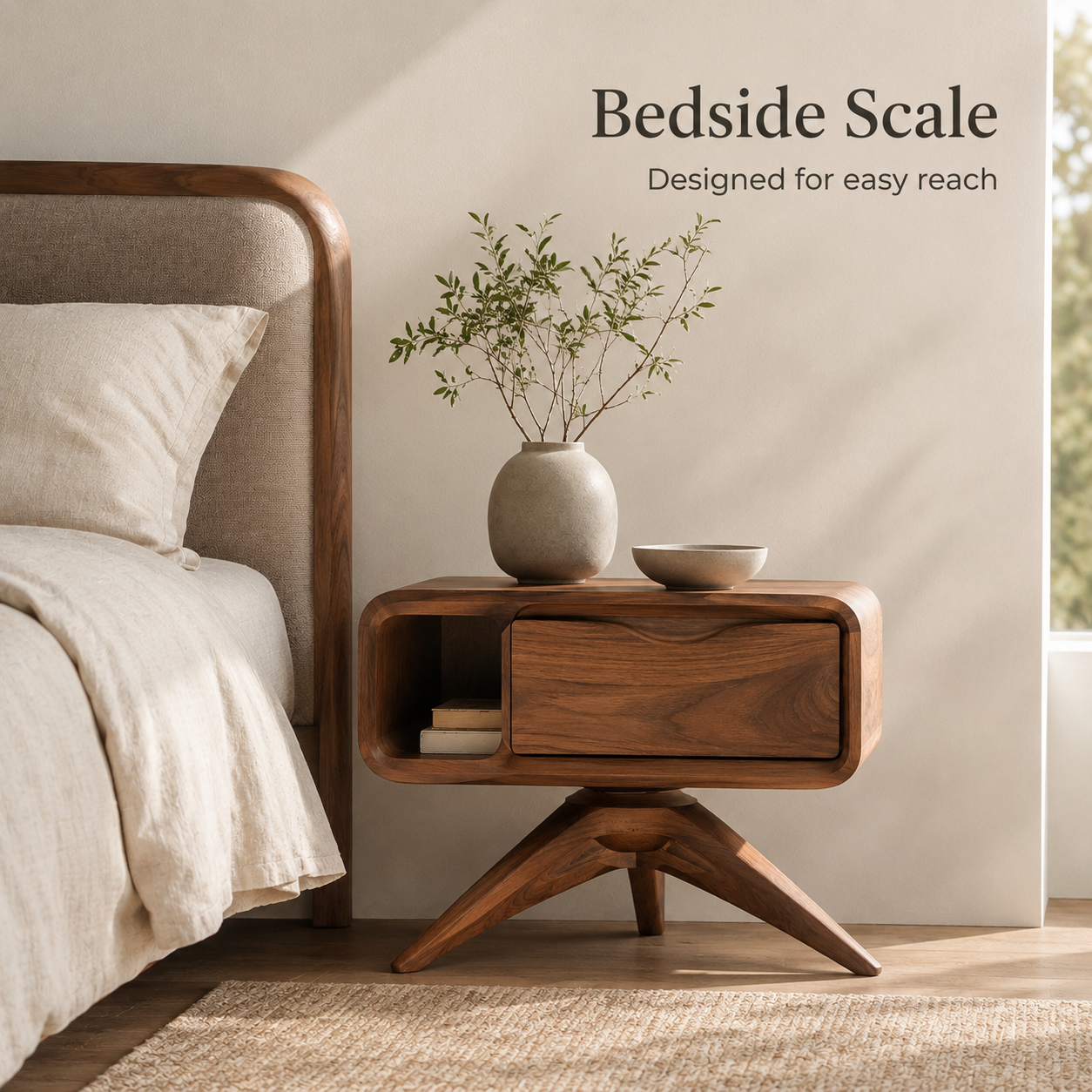 Selene Rounded Night Stand - Design 030 - product image 09