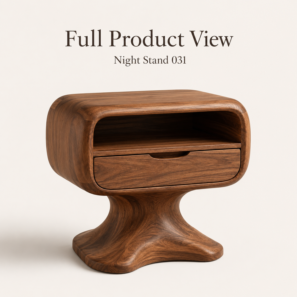 Soren Solid Wood Bedside Table - Design 031 - product image 03