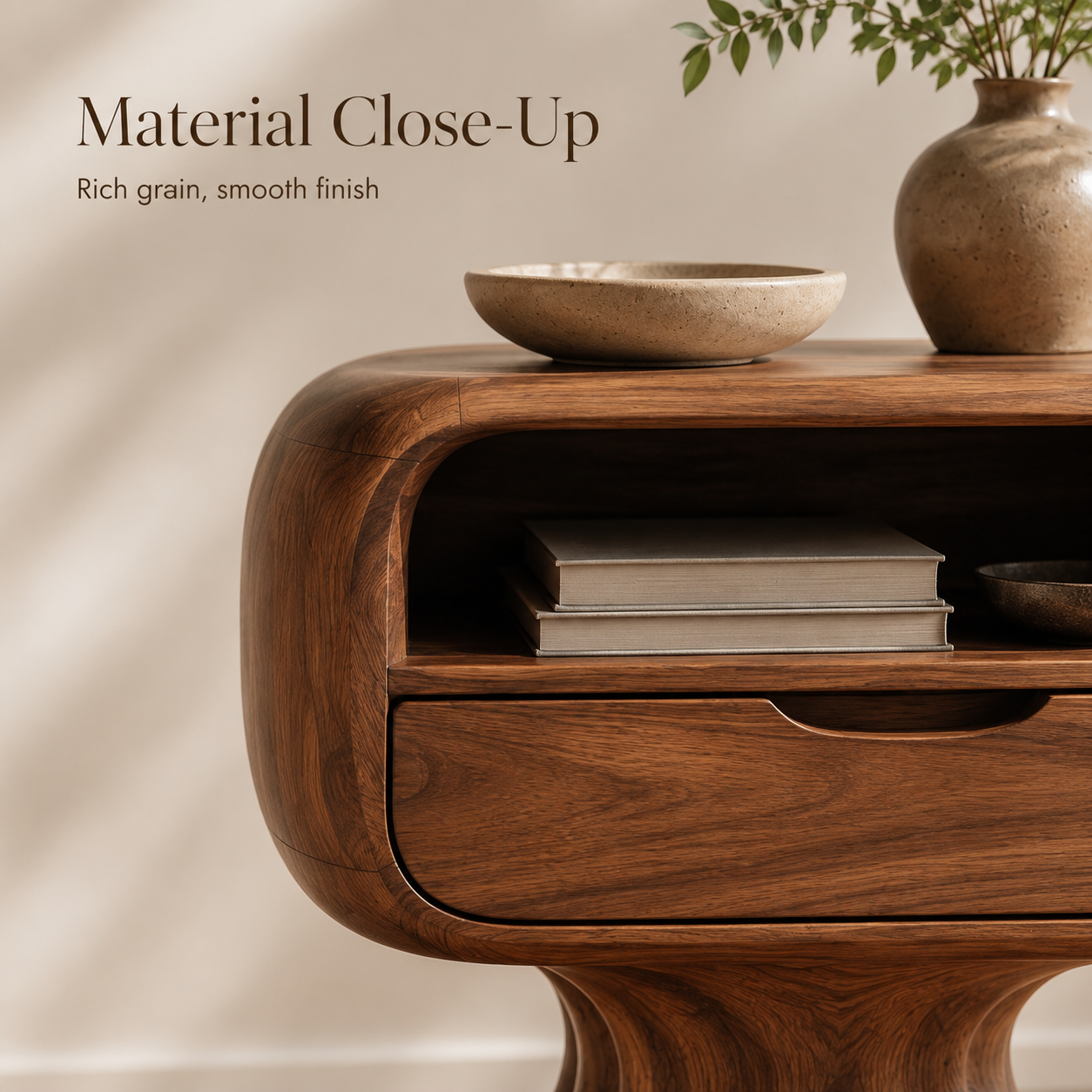 Soren Solid Wood Bedside Table - Design 031 - product image 05