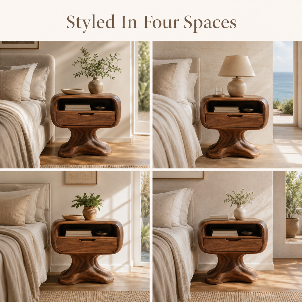 Soren Solid Wood Bedside Table - Design 031 - product image 10