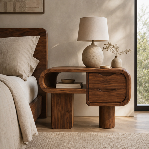 Talia Soft Edge Night Stand - Design 032 - main view