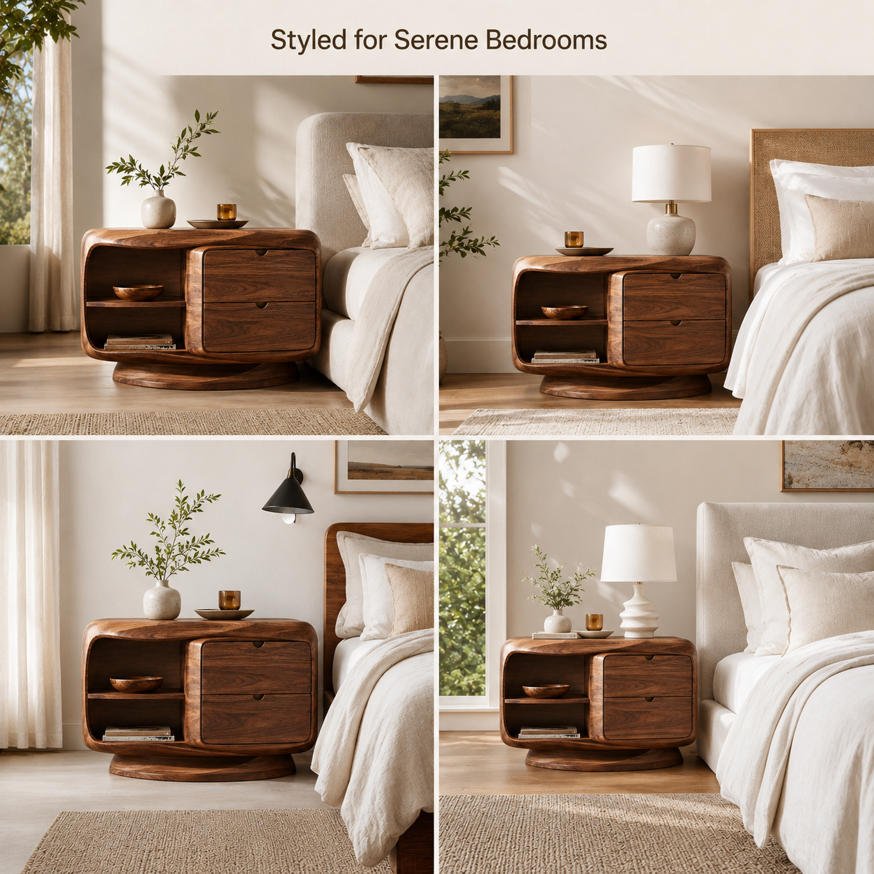 Vale Sculptural Bedside Table - Design 033 - product image 10