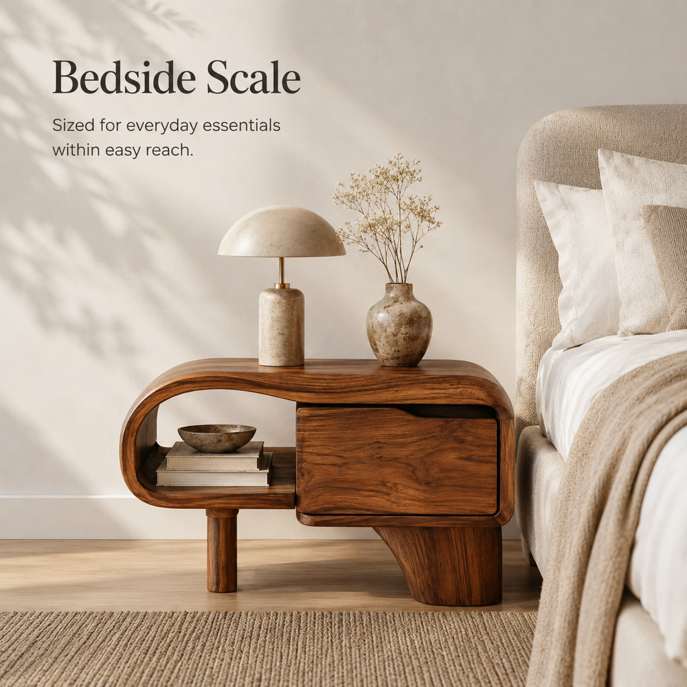 Celine Warm Modern Night Stand - Design 037 - product image 07