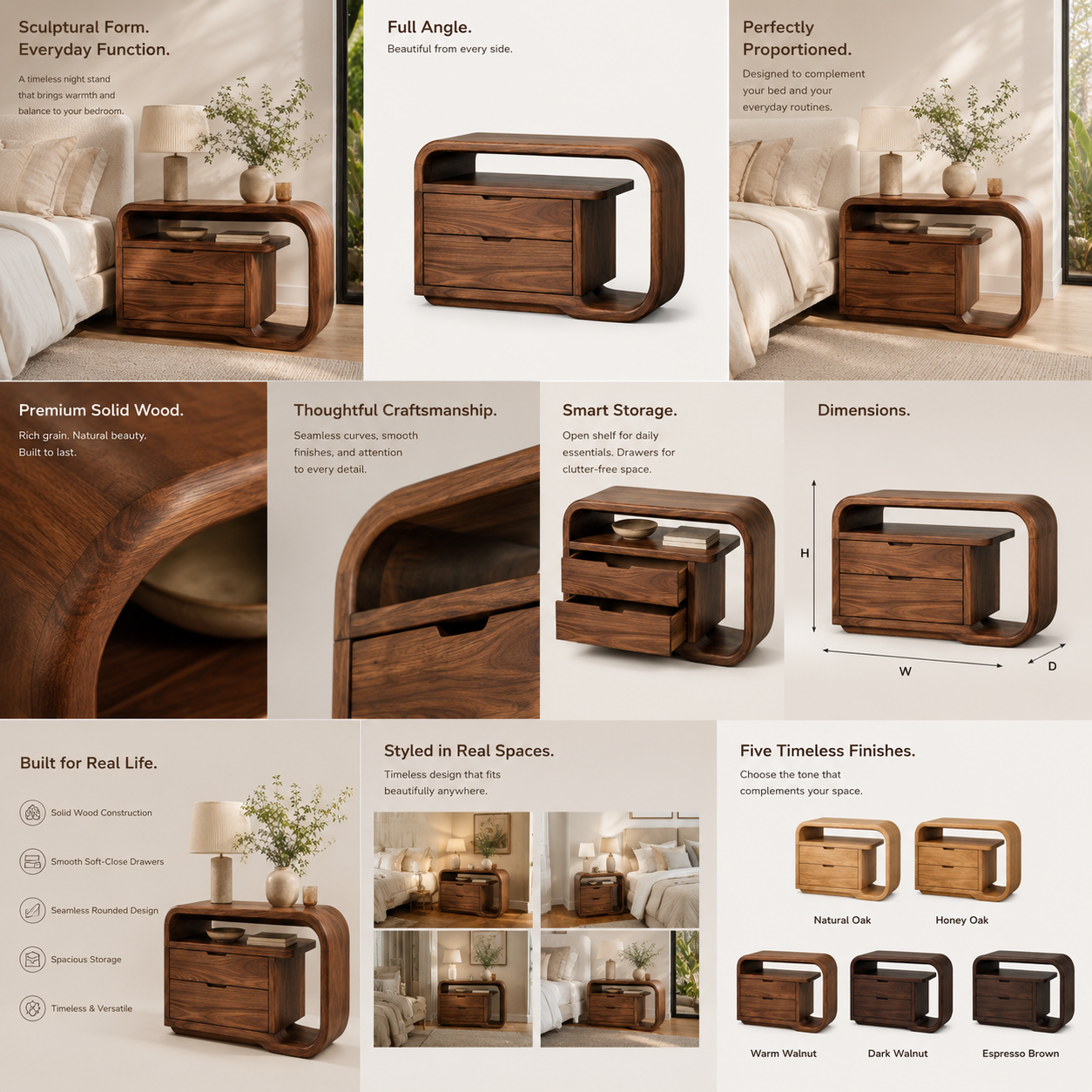 Elara Gallery Night Stand - Design 039 - product image 02