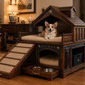 Luna Solid Wood Pet House - Design 002 - square cover image