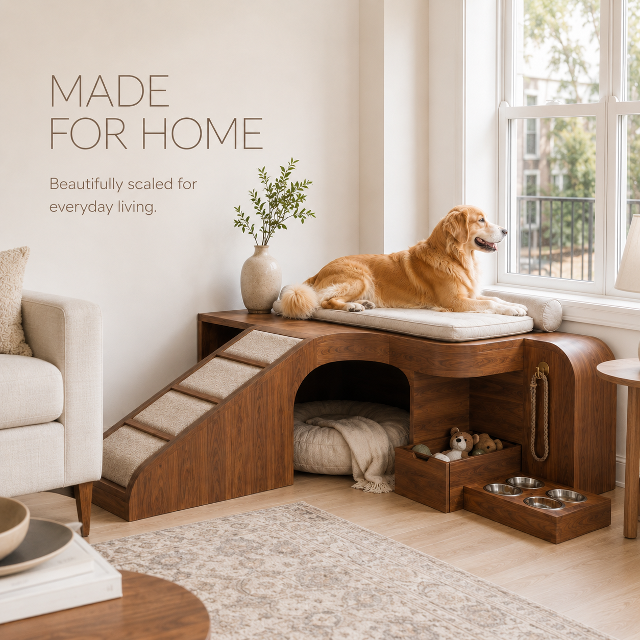 Nala Warm Wood Pet House - Design 005 - product image 05