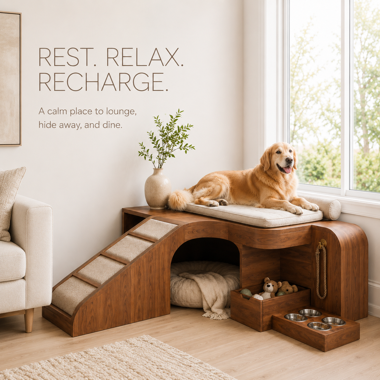 Nala Warm Wood Pet House - Design 005 - product image 08