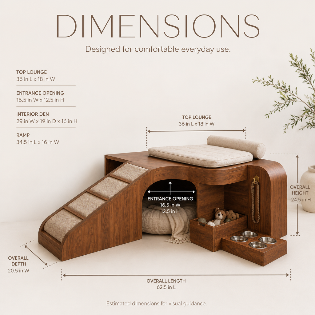 Nala Warm Wood Pet House - Design 005 - product image 09
