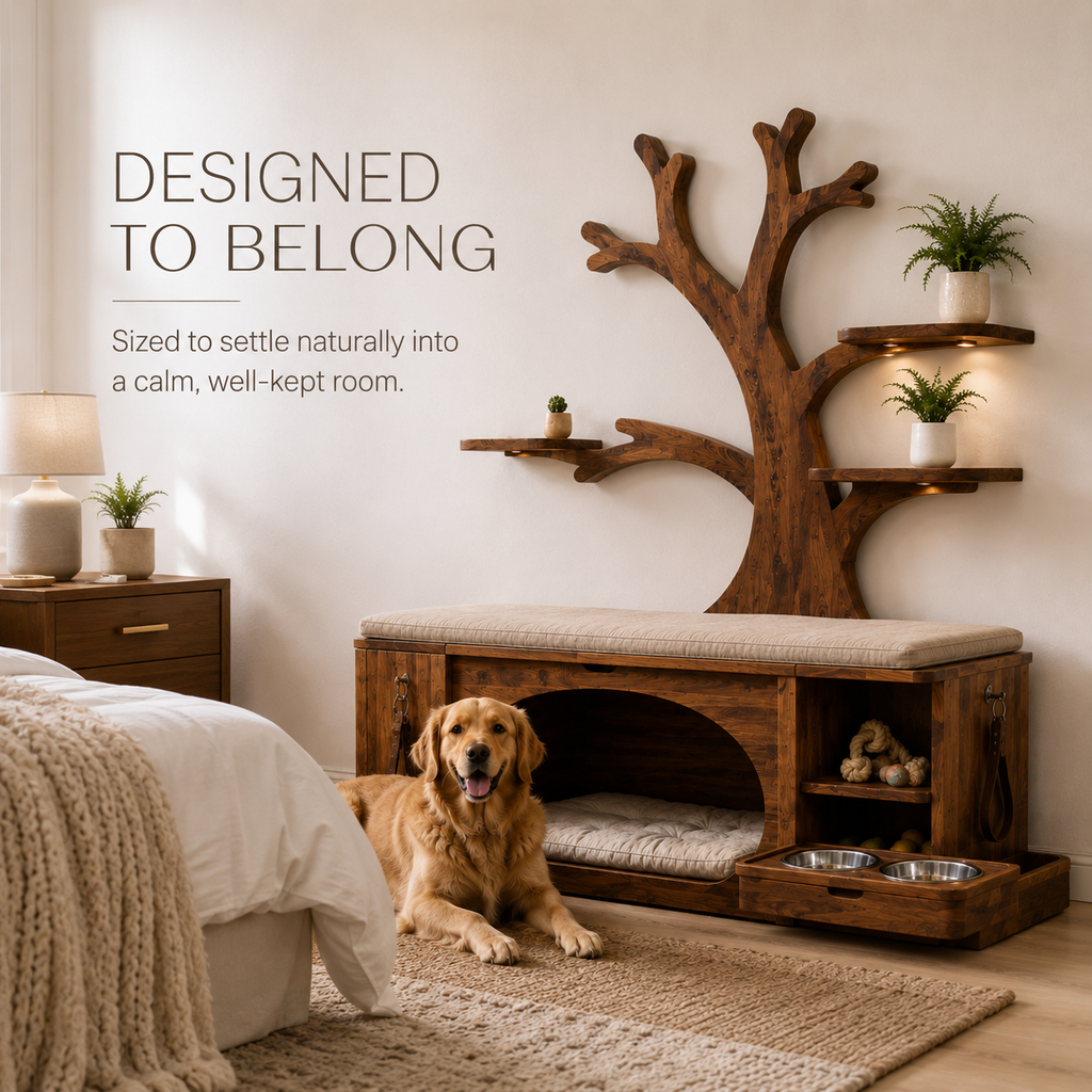 Poppy Solid Wood Dog House - Design 011 - product image 04