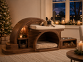 Luna Solid Wood Pet House - Design 014 - main view