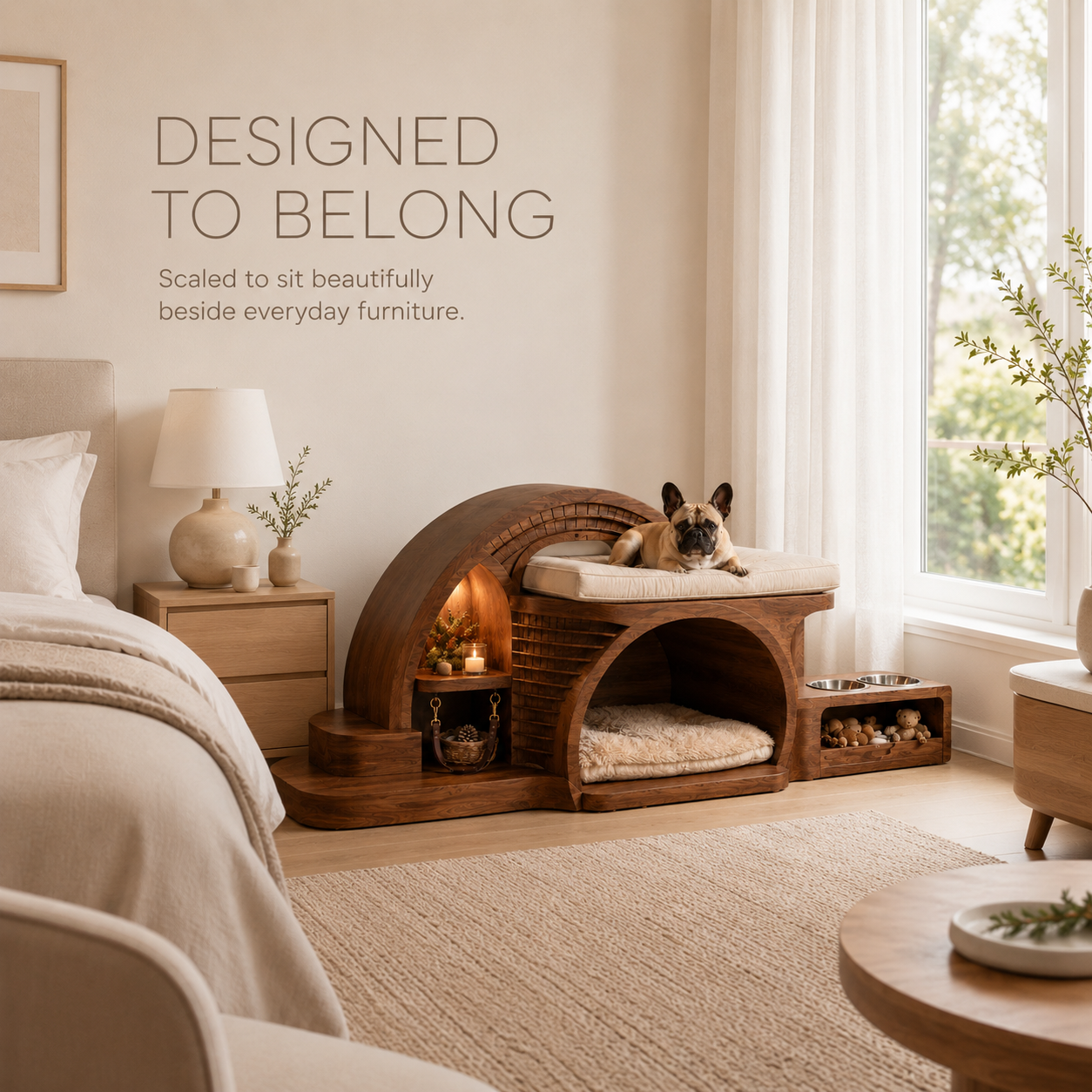 Luna Solid Wood Pet House - Design 014 - product image 08