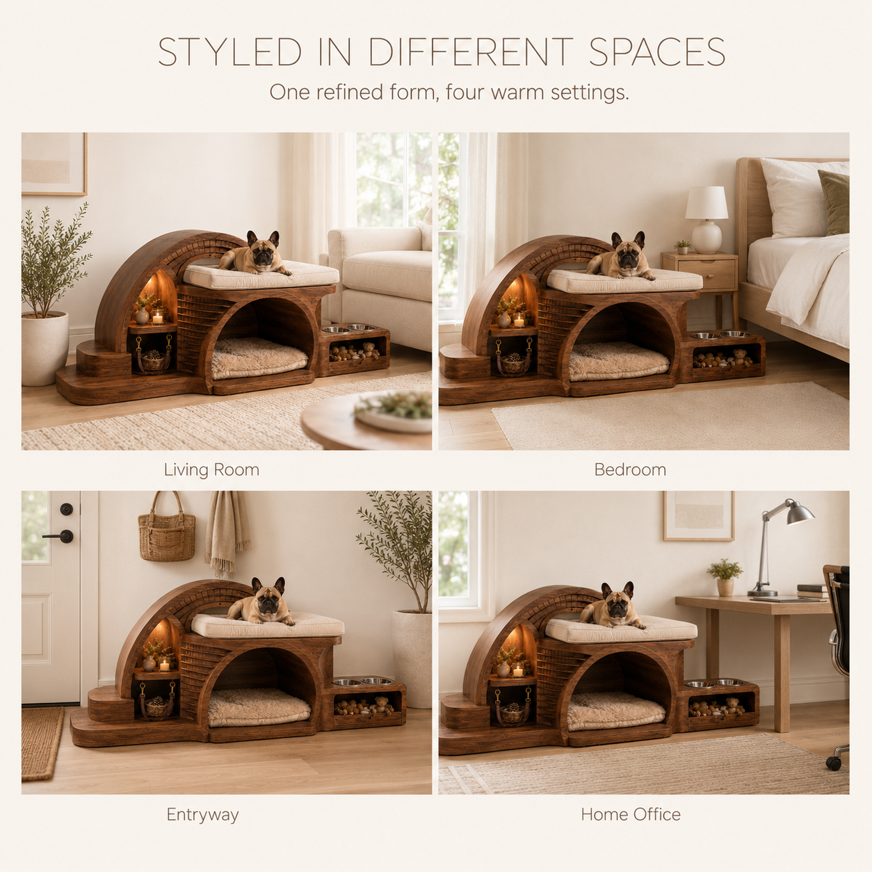 Luna Solid Wood Pet House - Design 014 - product image 11
