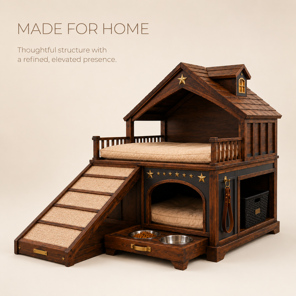 Nala Warm Wood Pet House - Design 017 - product image 03