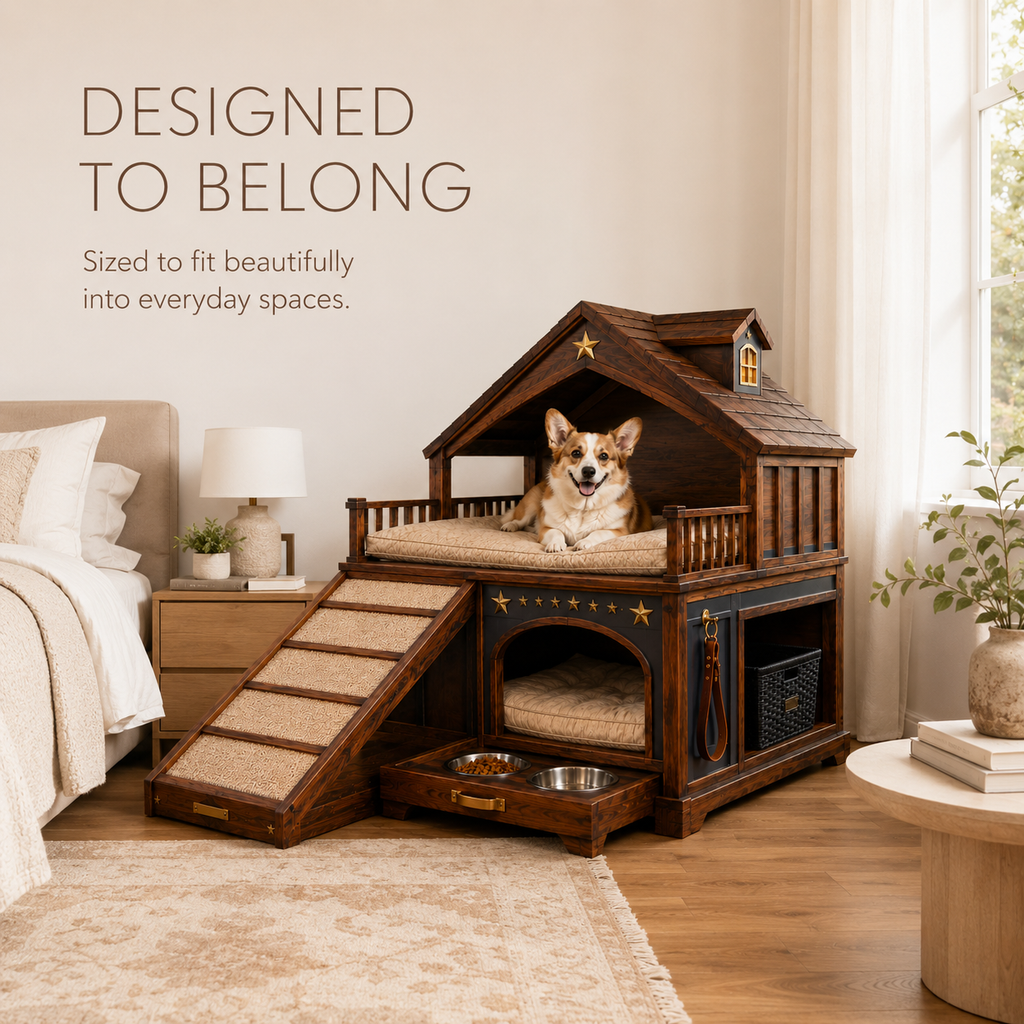 Nala Warm Wood Pet House - Design 017 - product image 04