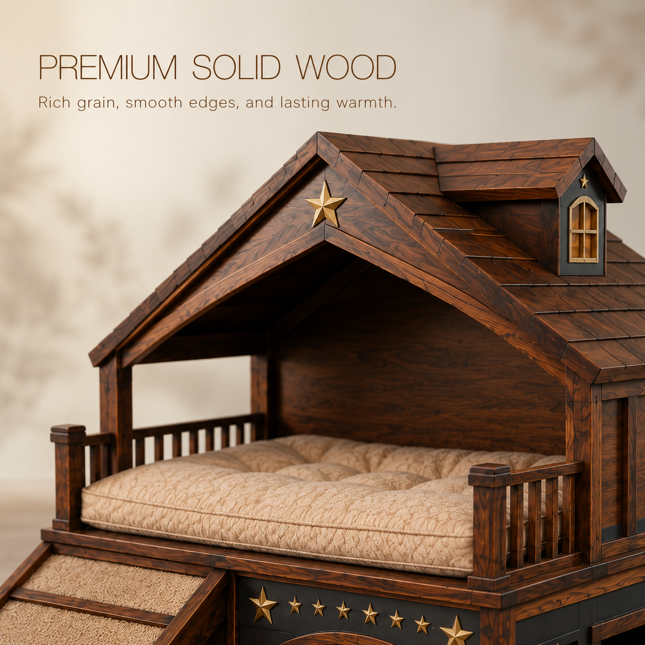 Nala Warm Wood Pet House - Design 017 - product image 05
