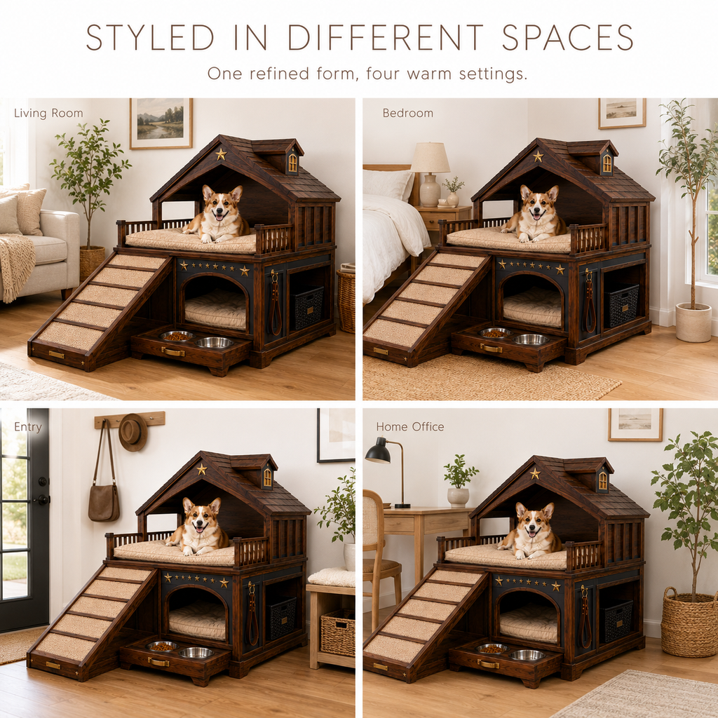 Nala Warm Wood Pet House - Design 017 - product image 11