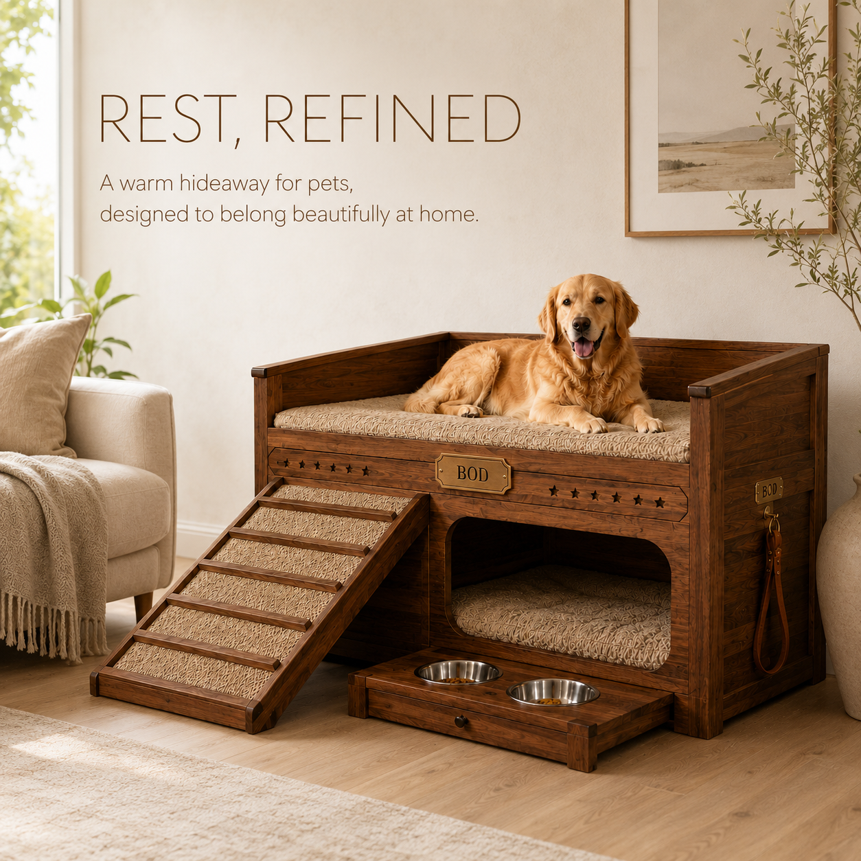 Maisie Wood Pet Nook - Design 021 - product image 02
