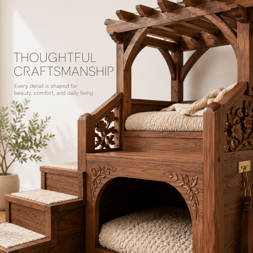 Poppy Solid Wood Dog House - Design 023 - product image 05