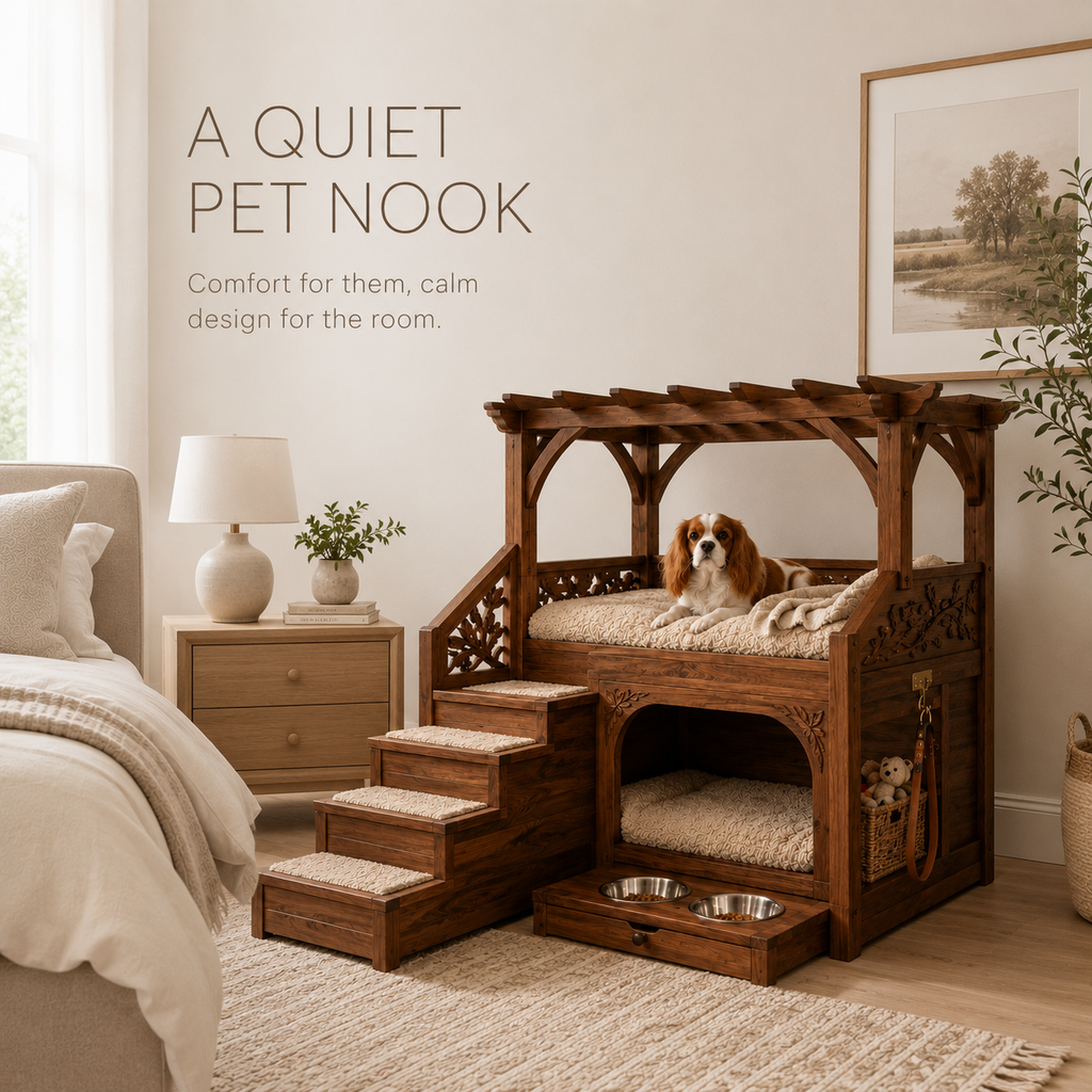 Poppy Solid Wood Dog House - Design 023 - product image 06