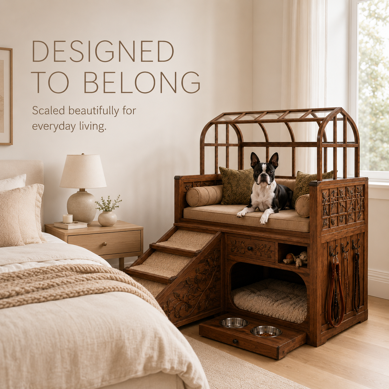 Nala Warm Wood Pet House - Design 029 - product image 04