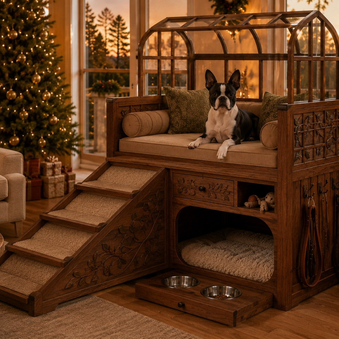 Nala Warm Wood Pet House - Design 029 - square cover image