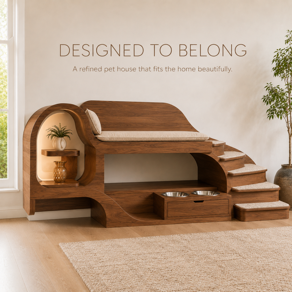 Poppy Solid Wood Dog House - Design 035 - product image 03