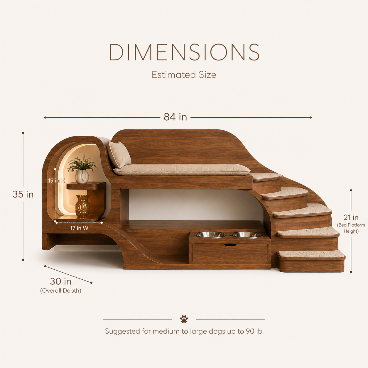 Poppy Solid Wood Dog House - Design 035 - product image 08