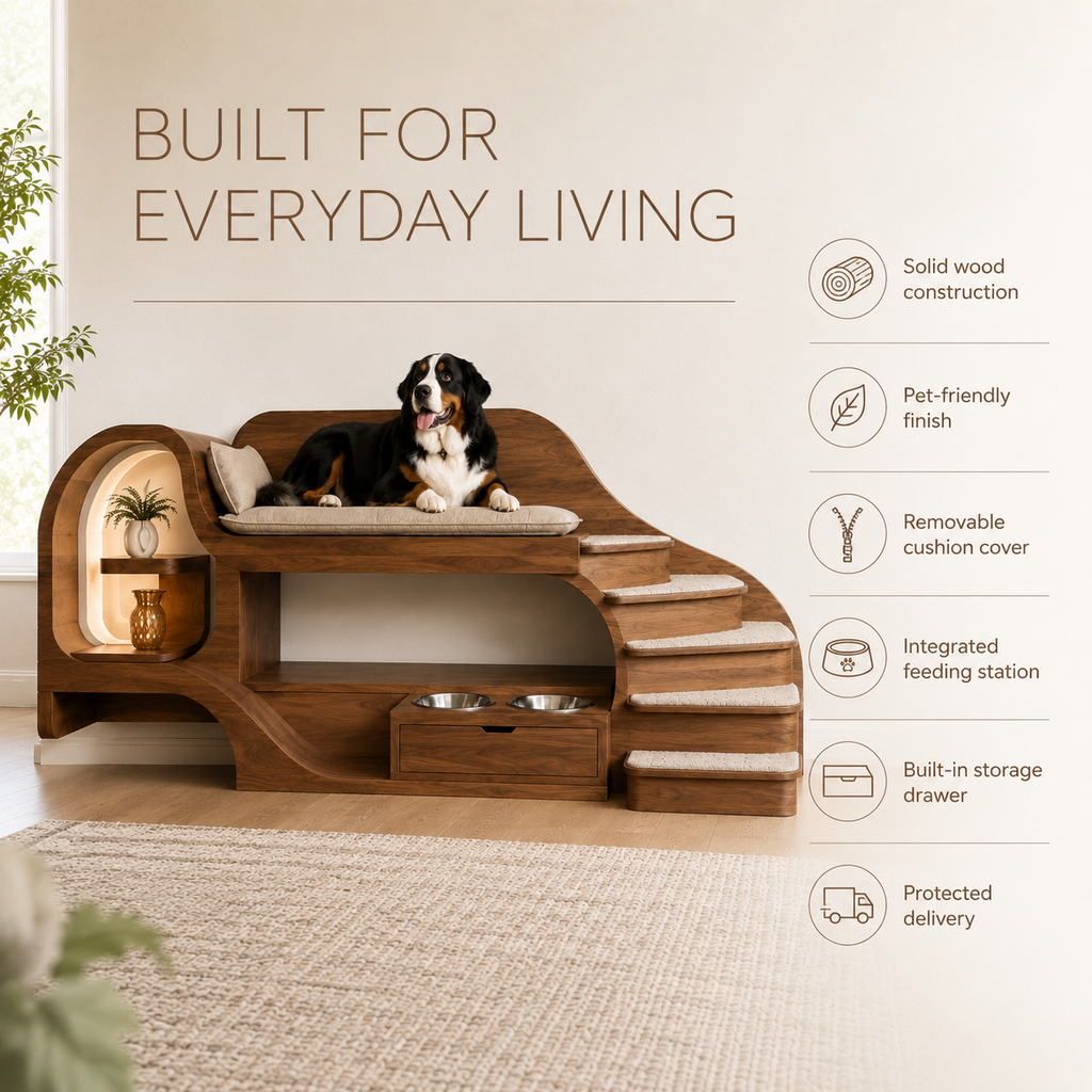Poppy Solid Wood Dog House - Design 035 - product image 09