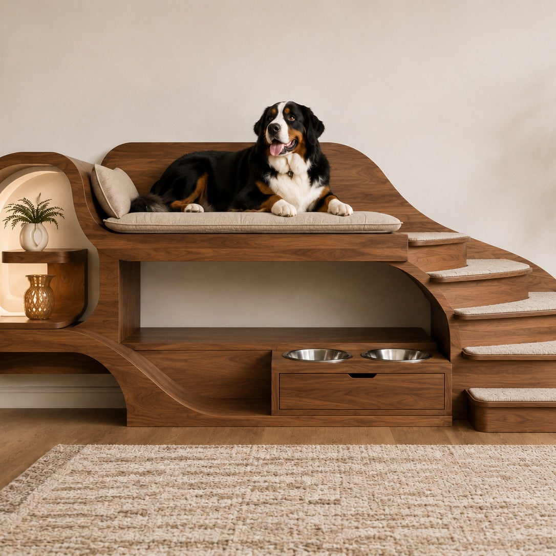 Poppy Solid Wood Dog House - Design 035 - square cover image