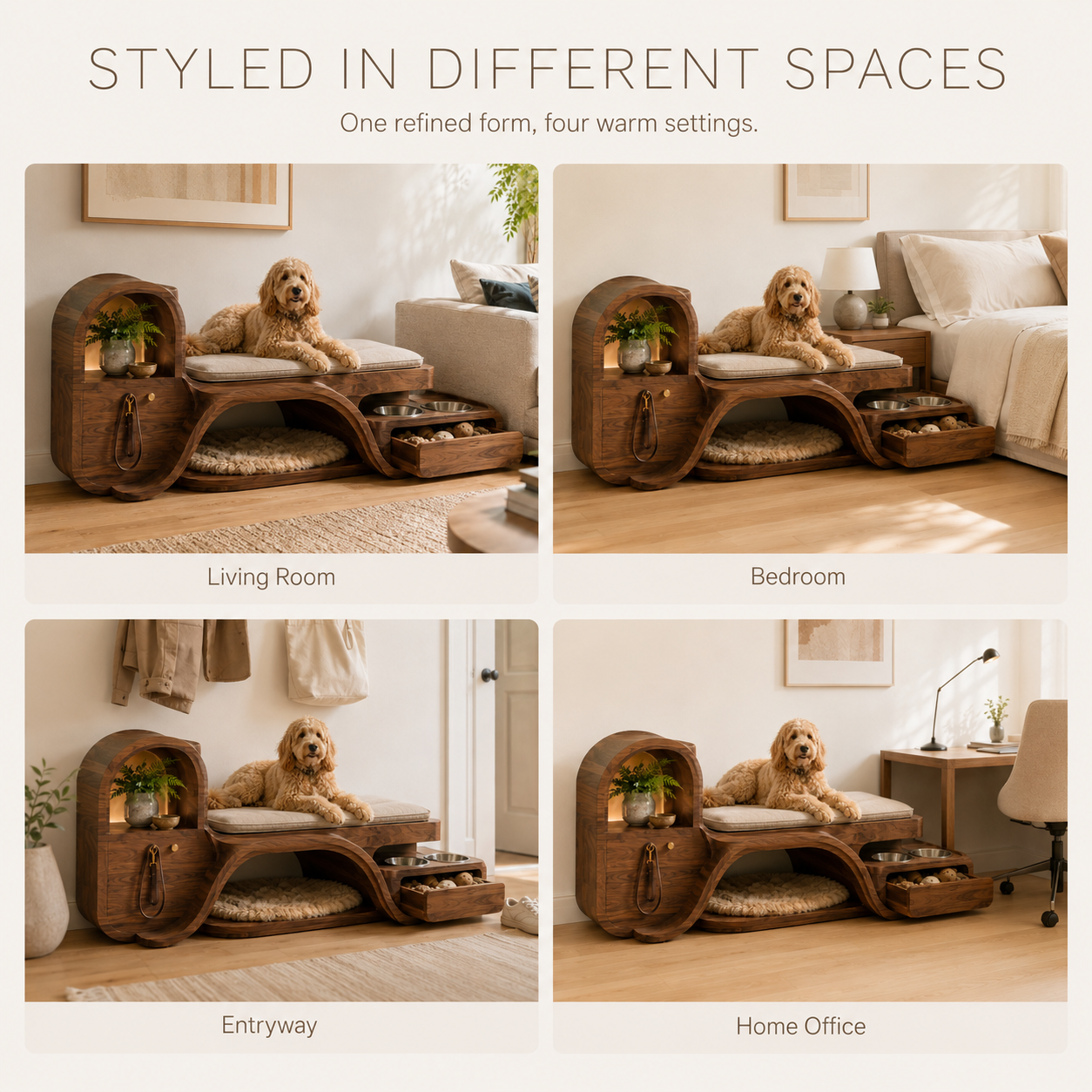 Luna Solid Wood Pet House - Design 038 - product image 10