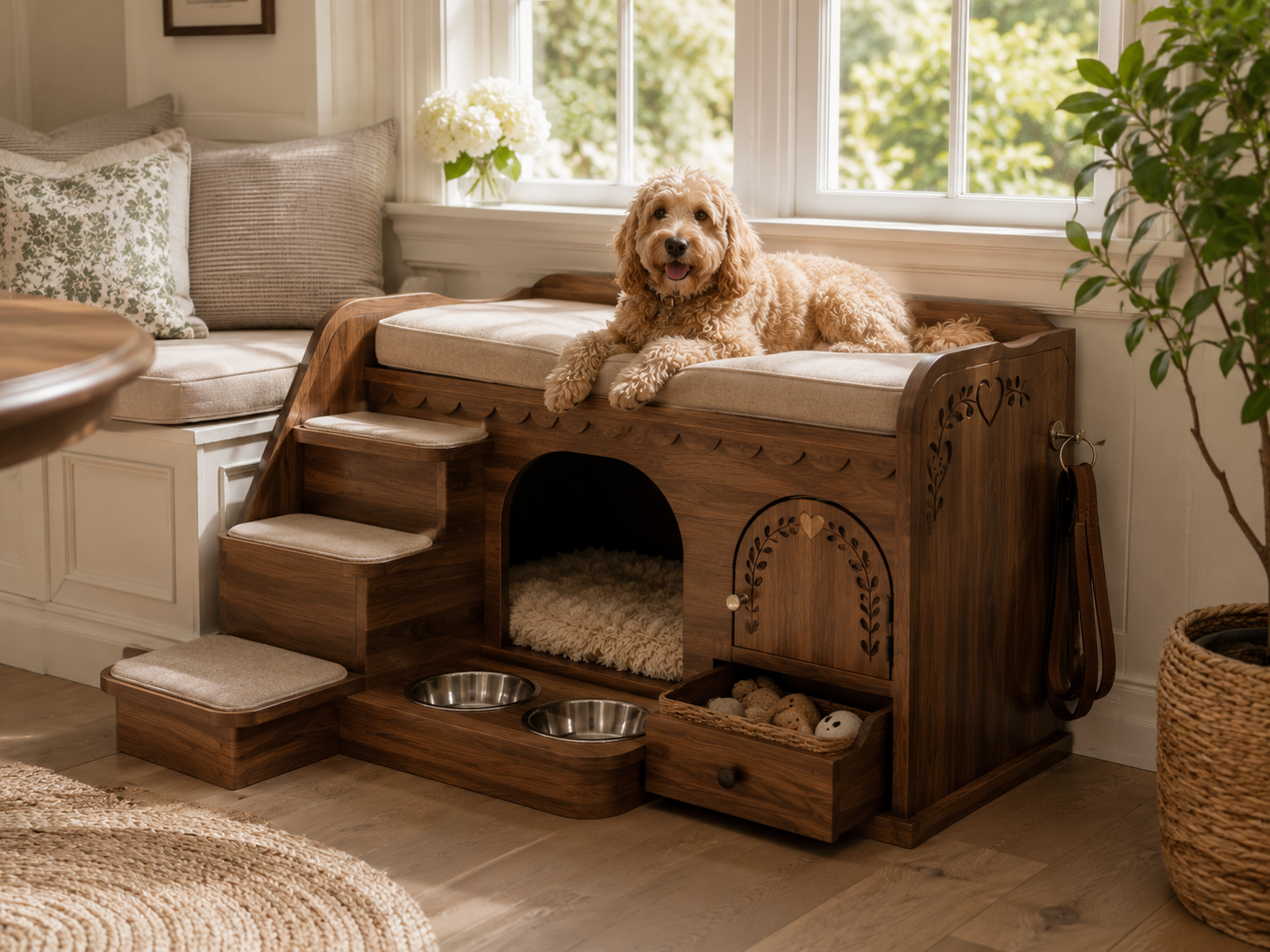 Willow Cat and Dog House - Design 040 - main view