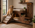 Nala Warm Wood Pet House - Design 041 - main view