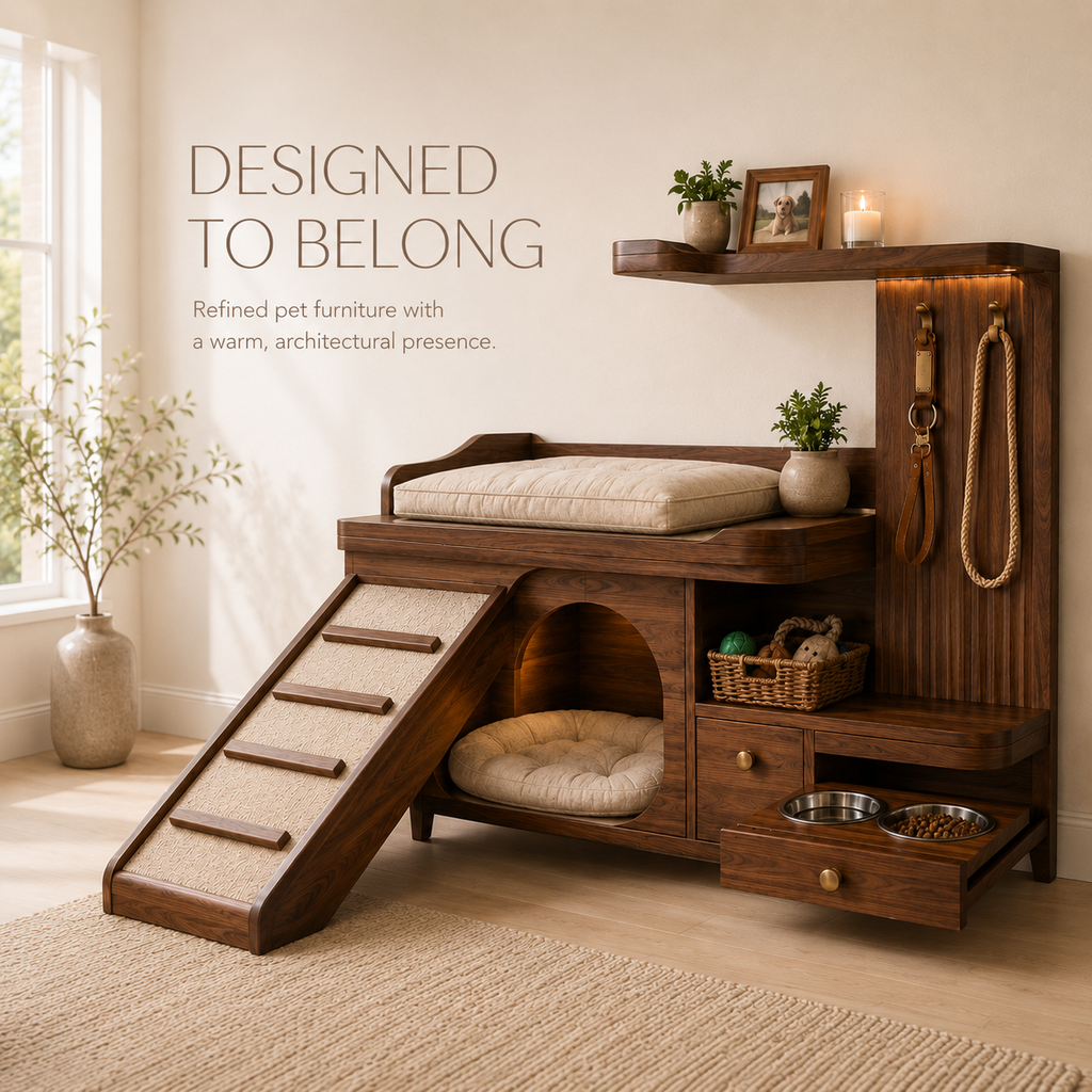 Nala Warm Wood Pet House - Design 041 - product image 03