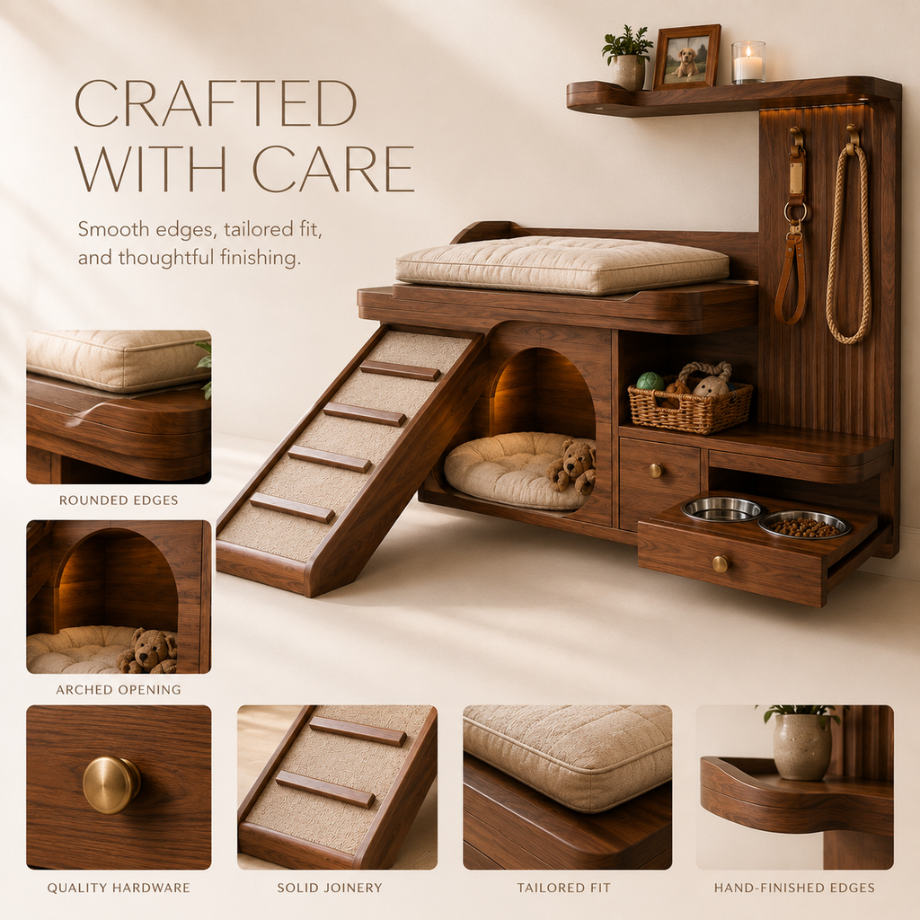 Nala Warm Wood Pet House - Design 041 - product image 06